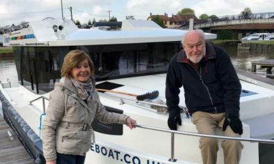 Great Canal Journeys Timothy West and Prunella Scales.