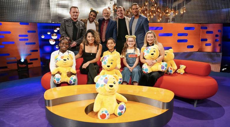 Graham Norton's Celebrity Big Red Chair for BBC Children in Need