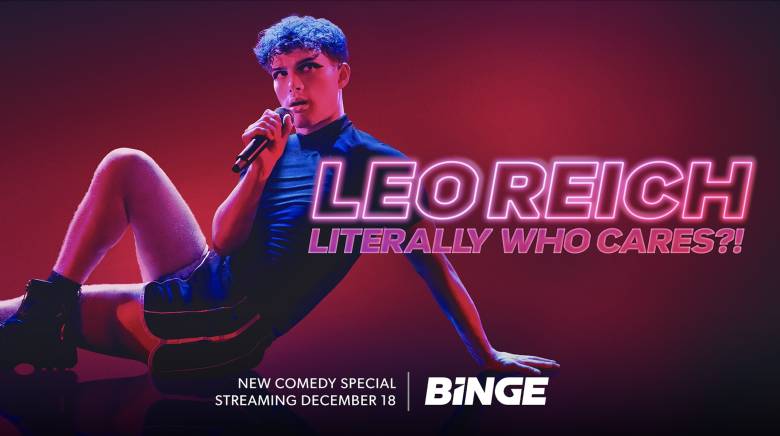 BINGE Comedy Special Leo Reich Literally Who Cares?! Premieres 18 December